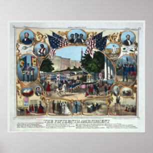 15th Rättelsetryck Abraham Lincoln Poster