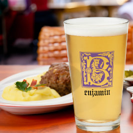 1600-talet ger mytiska besättningar dekorativt kap glaskopp