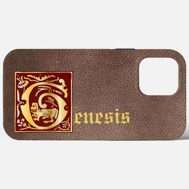 1600-talet skapar dekorativt kapital G (Baksida (horisontell))