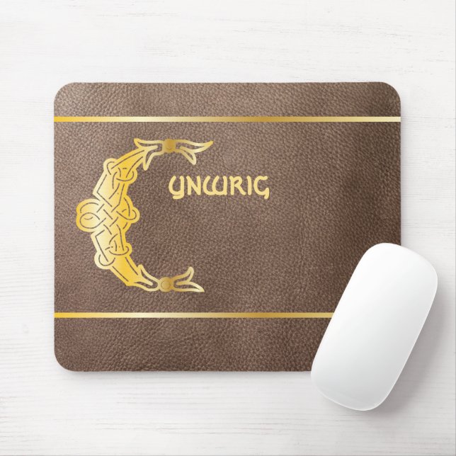1600-talets keltiska, dekorativa kapital C Musmatta (Med mus)