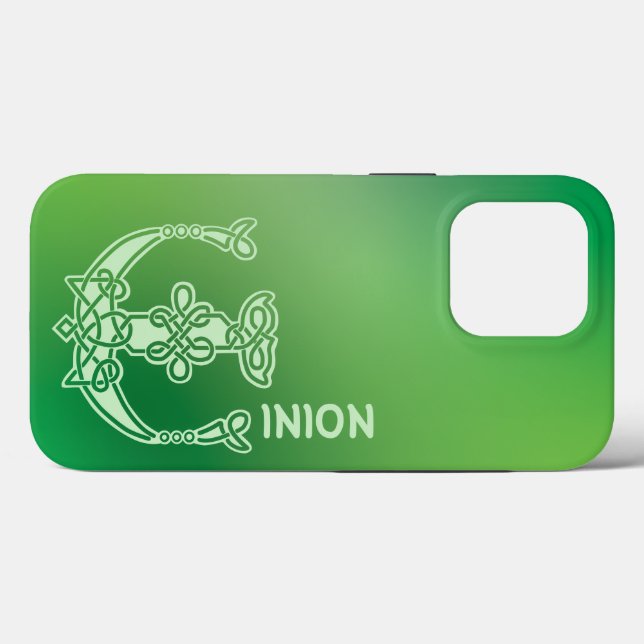 1600-talets keltiska, dekorativa kapital E (Baksida (horisontell))