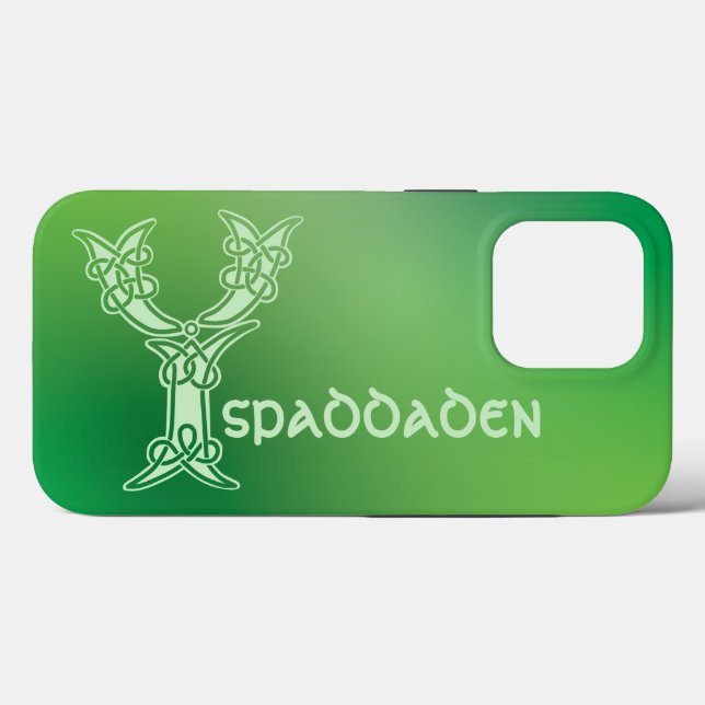 1600-talets keltiska, dekorativa kapital Y (Baksida (horisontell))