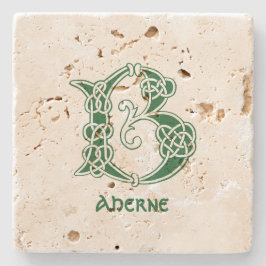 1600-talets keltiska, icke-dekorativa kapital B Stenunderlägg