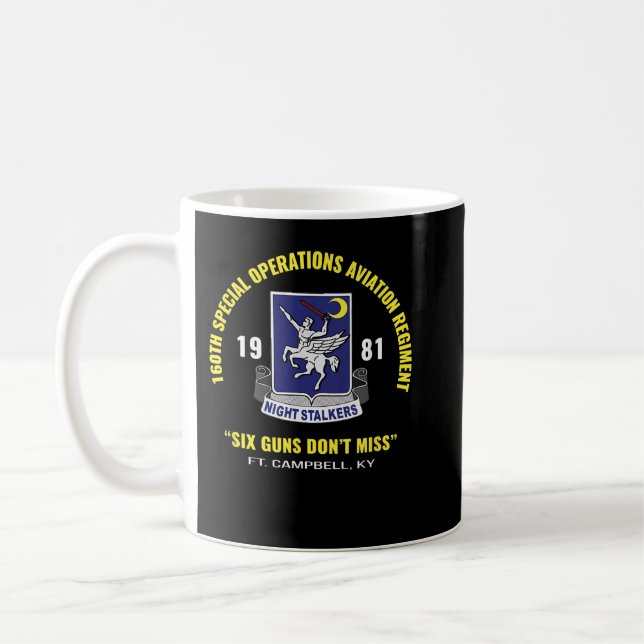 160:e nattmäklare Ft Campbell T Kaffemugg (Vänster)