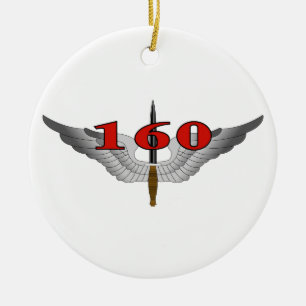 160. Speciell funktionsflygRegiment (SOAR) Julgransprydnad Keramik