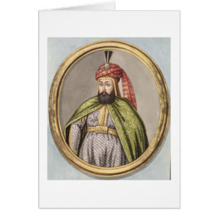 1612-40) Sultan för Amurath (Murad) dropp Hälsningskort