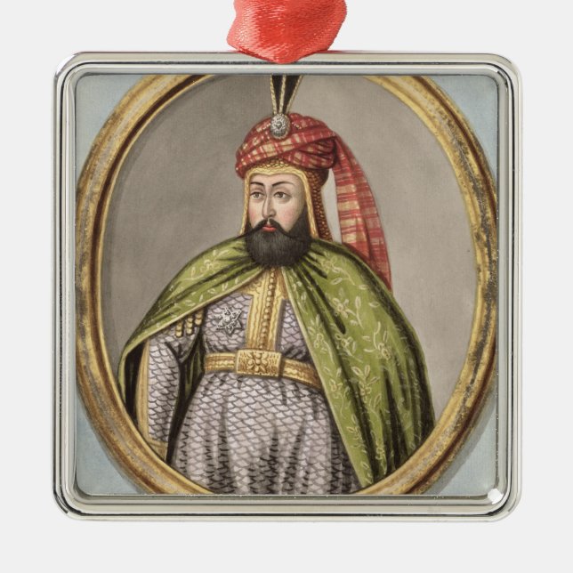 1612-40) Sultan för Amurath (Murad) dropp Julgransprydnad Metall (Framsidan)