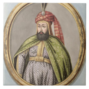 1612-40) Sultan för Amurath (Murad) dropp Kakelplatta