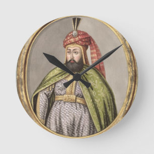 1612-40) Sultan för Amurath (Murad) dropp Rund Klocka