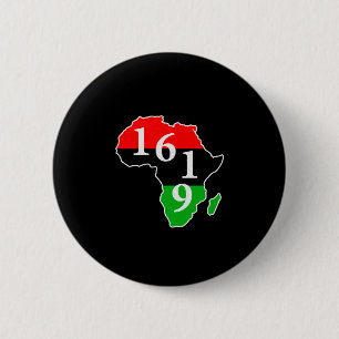 1619 Flagga för svart historik, månatlig Afrika Knapp