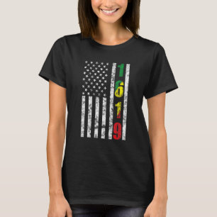 1619 Vår Ancestors African American Pride Black Hi T Shirt