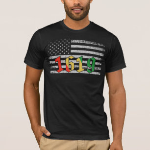 1619 Vår Ancestors African Pride Black History T Shirt