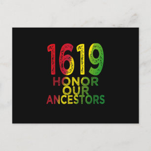 1619 Vår Ancestors-projekthistorik, månad Inbjudan Vykort