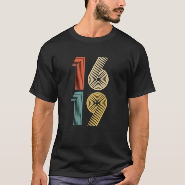 1619 Våra förfäder T Shirt (Framsida)