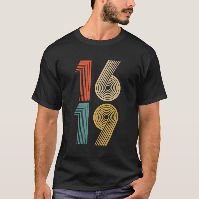 1619 Våra förfäder T Shirt (Framsida)