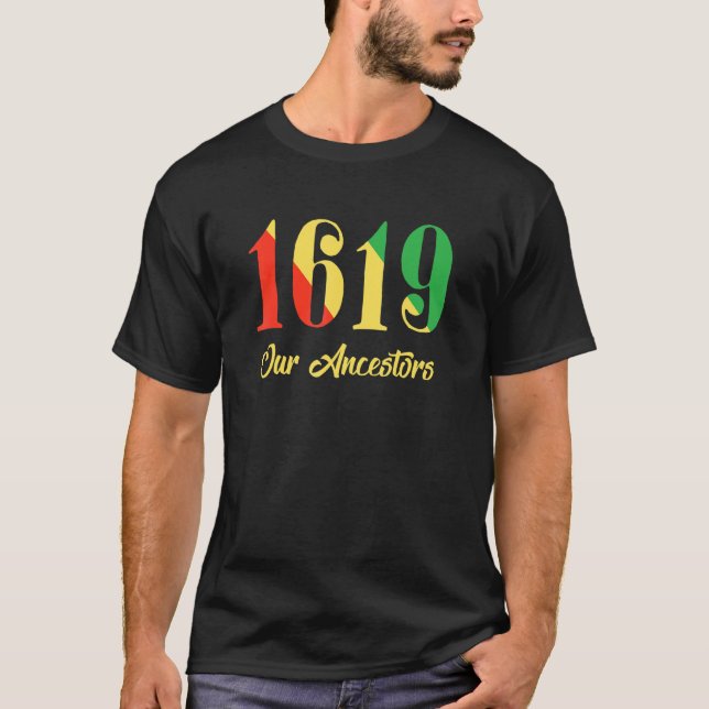 1619 Våra förfäder T Shirt (Framsida)