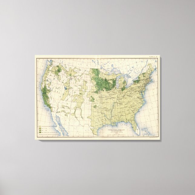 161 Korn/kvadratmil Canvastryck (Framsida)