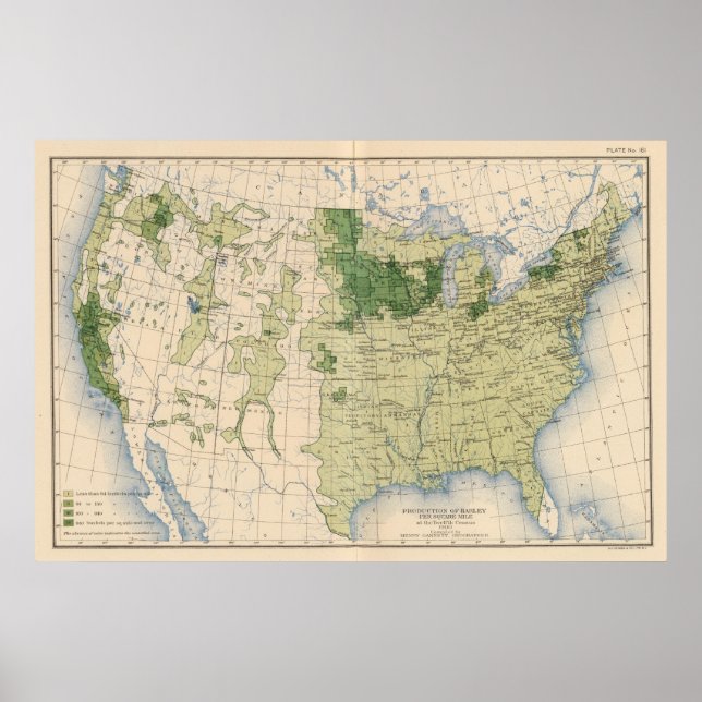 161 Korn/kvadratmil Poster (Framsidan)