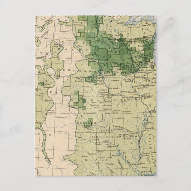 161 Korn/kvadratmil Vykort (Framsida)