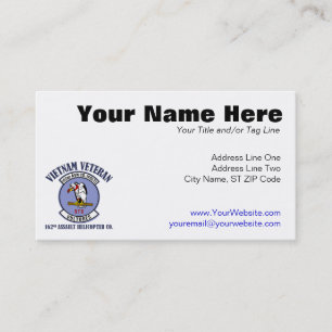 162. AHC - Vietnam veteran Visitkort