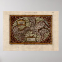 1631 Karta: Geldria Ducatus av Mercator-Hondius