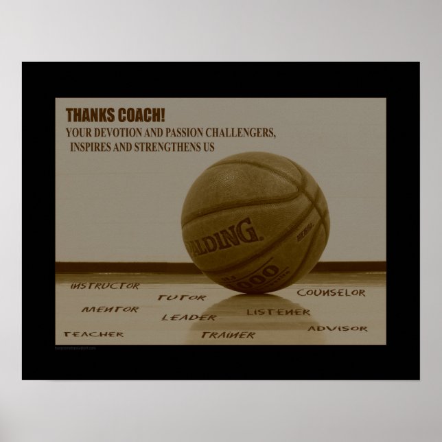 #163 (projektionsyta) Basketboll Poster (Framsidan)