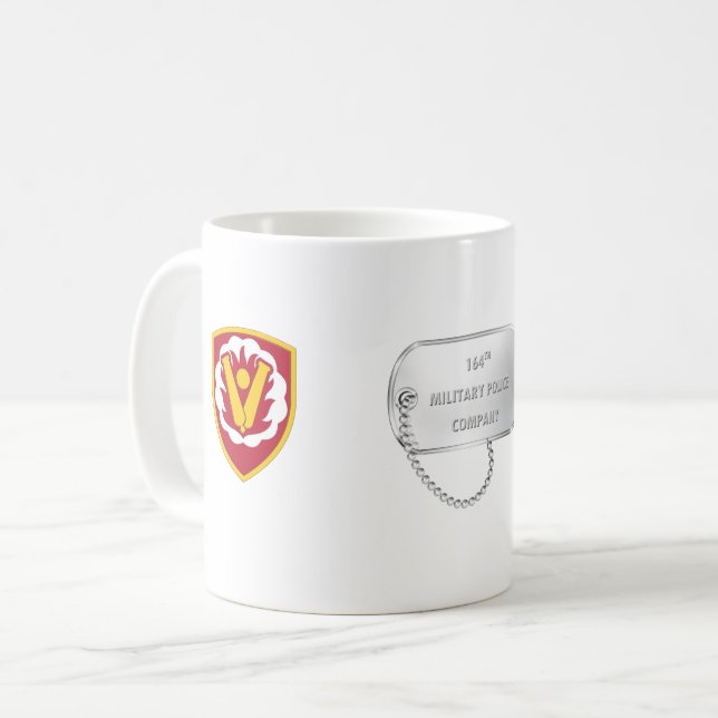 164:e Märkrn för militärpolisen och Hund Mugg (Framsida vänster)