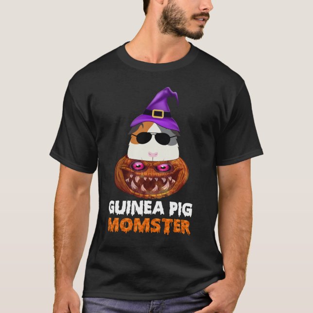 164 Guineas Gris Momster Halloween T Shirt (Framsida)