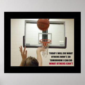 #164 (projektionsyta) Basketboll Poster