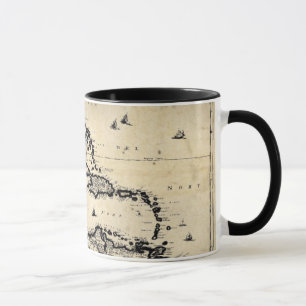 1680 karibiska kartamugg mugg