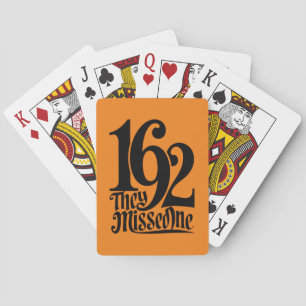 1692 De missade en häxa Halloween skräck säsong Casinokort