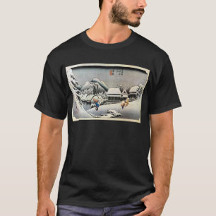 16. 蒲原宿 広重 Kanbara-juku, Hiroshige, Ukiyo-e T-shirt