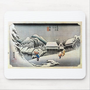 16. 蒲 宿, 広 重 Kanbara-juku, Hiroshige, Ukiyo-e Musmatta