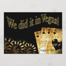 16:30 Gary & Katy Las Vegas Lyxbröllop Inbjudningar