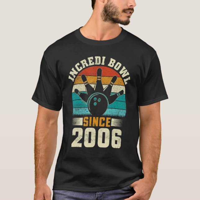 16 Ålderdom i Bowlareare tarv 2006 16:e födelsedag T Shirt (Framsida)