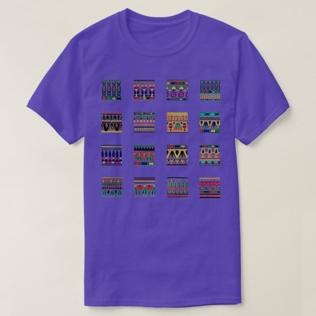 16 Ancient Egyptian Art Designs T Shirt (Design framsida)