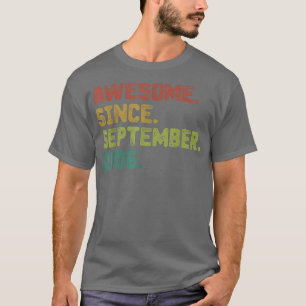 16 år gamla gåvor Fantastisk sedan september 2006 T Shirt