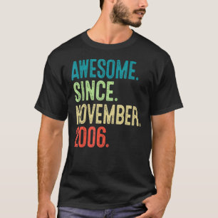 16 år gammal 16:e födelsedagspojke Fantastisk seda T Shirt