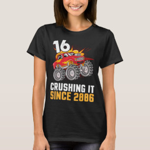 16 år gammal Grattis på födelsedagen-lastbilschauf T Shirt