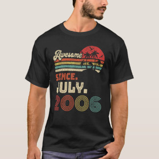 16-årig Fantastisk sedan juli 2006 16:e födelsedag T Shirt