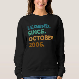 16 års ålder sedan oktober 2006 16:e födelsedag t shirt