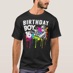 16 års gammalt paintball Gear-gåva 16:e paintball T Shirt