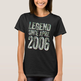 16-årsdag Mars född 16 år legend sedan 20 T Shirt