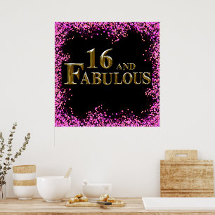 16-årsdag poster