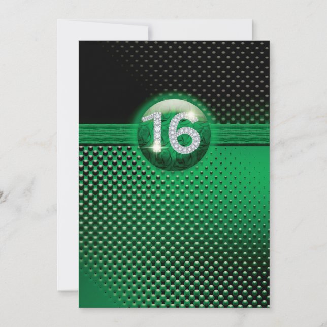 16-årsfestinladningar - Anpassa Inbjudningar (Framsida)