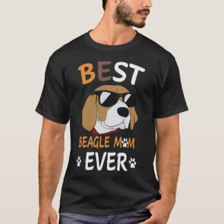 16 Bästa Beagle Mamma Någonsin Beagle T Shirt