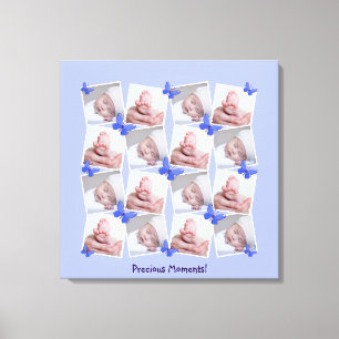 16 Bilder kollage Precious Moments Periwinkle Blue