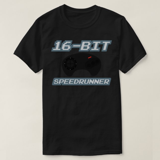 16-bitars Speedrunner 4 T Shirt (Design framsida)