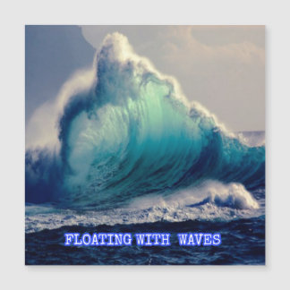 16.Blå oceanen vågar, havets älskare, vintage