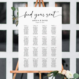 16 Bord Hitta ditt platsschema Poster